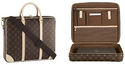 Blair Scott Louis+Vuitton+Monogram+Canvas+Cupertino+Laptop+Handbag