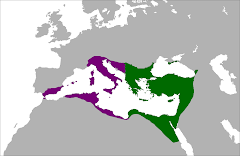 Extensión del Imperio Bizantino