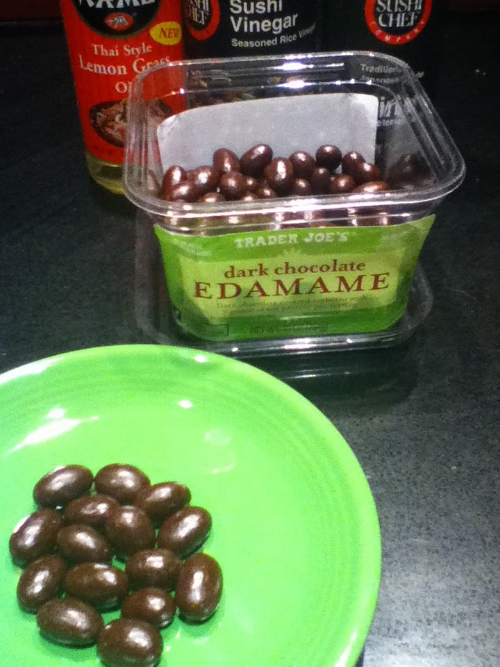 Foodette Reviews Trader Joe's Dark Chocolate Covered Edamame