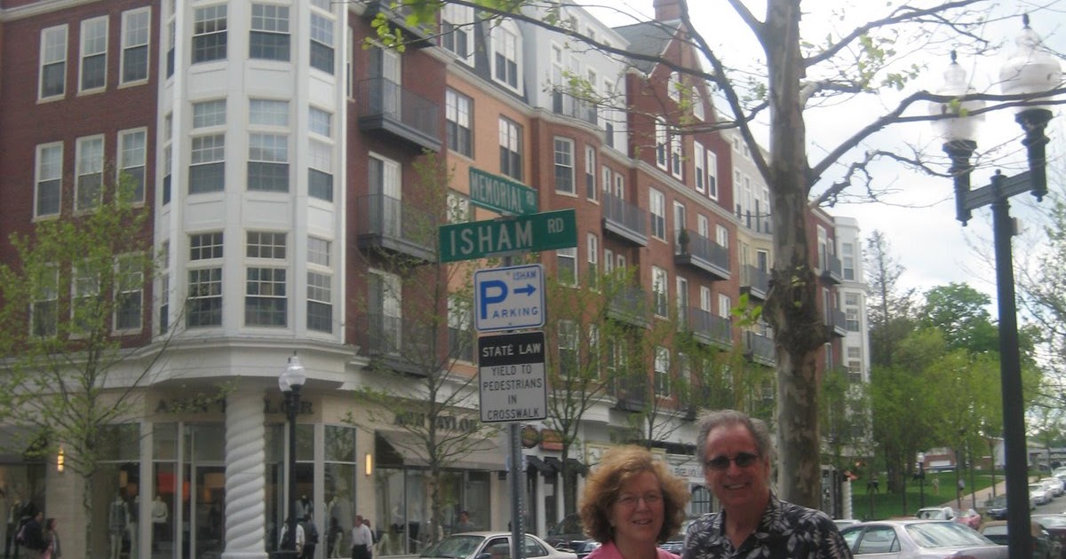 Being Bruce Marge and I Visit Blue Back Square in West Hartford, CT