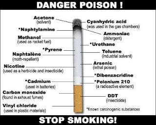 healty toxins contained cigarettes