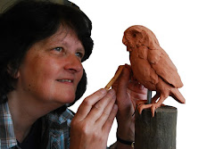 The Sculptress JOEL and Little Owl Sculpture
