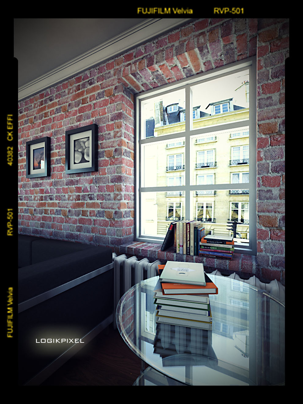 Apartment (lighting practice)UPDATE Bricks+apartment_LOMOFIED
