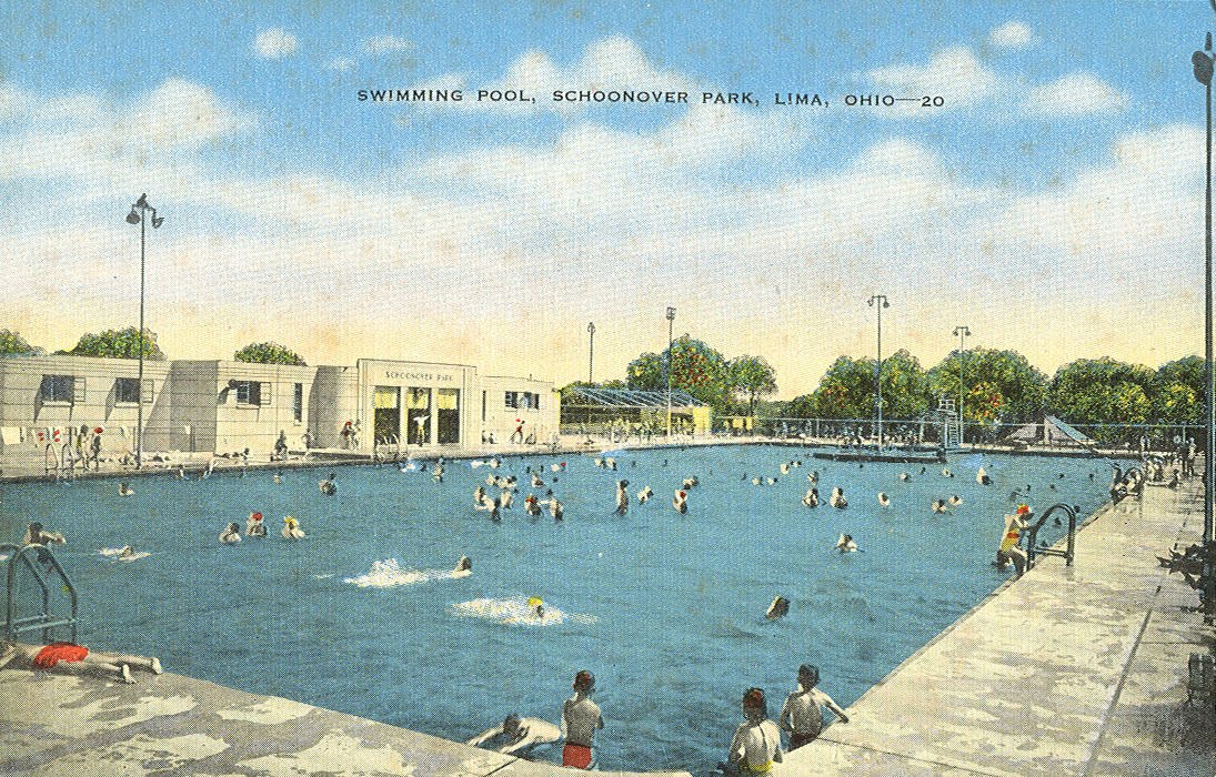 Vintage Travel Postcards Lima, Ohio