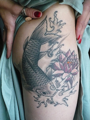 Lotus Flower Tattoo and Koi Fish Tattoo Posted by kuo at 744 AM 0 comments