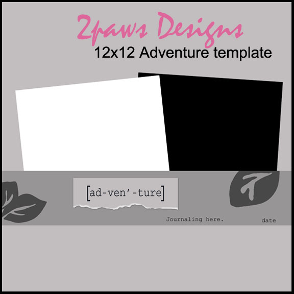 Digital Scrapbooking Day Freebie 2paws Designs