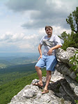 Matthew overlooking Germany Valley, July 2009