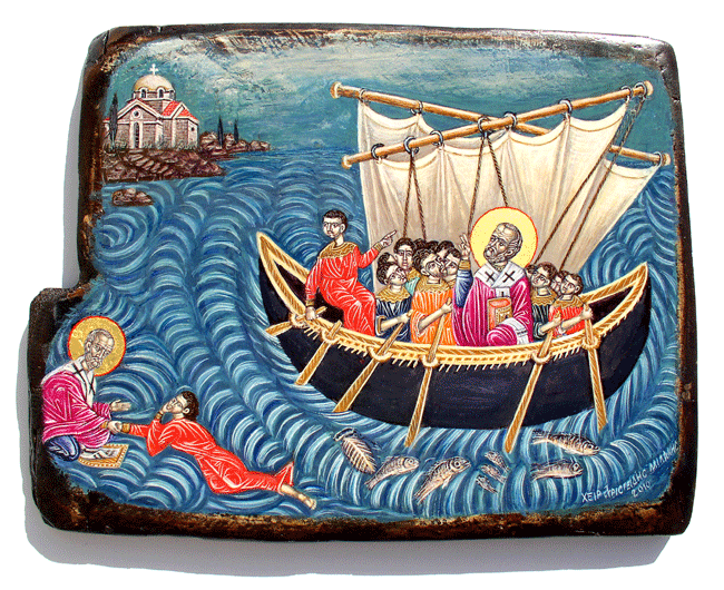 Aristides Milakis Saint Nicholas, the Patron Saint of Sailors