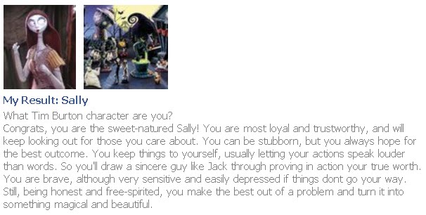 Which Tim Burton Character are you?