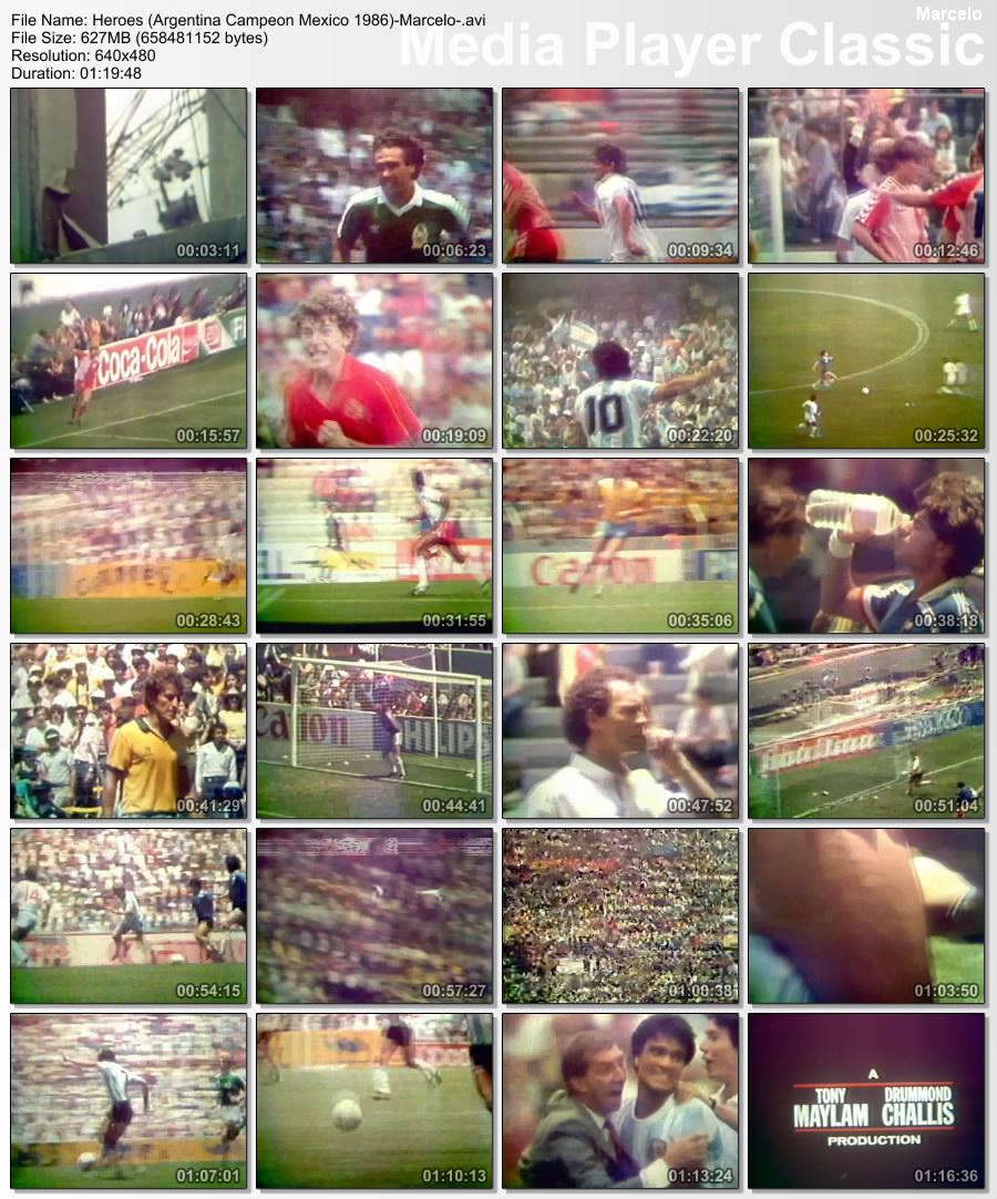 Marcelo Videoteca Héroes (Argentina Campeón México 1986)