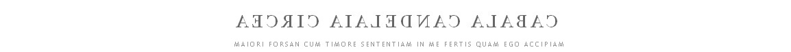Cabala Candelaia Circea