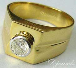 Diamond Gents Ring