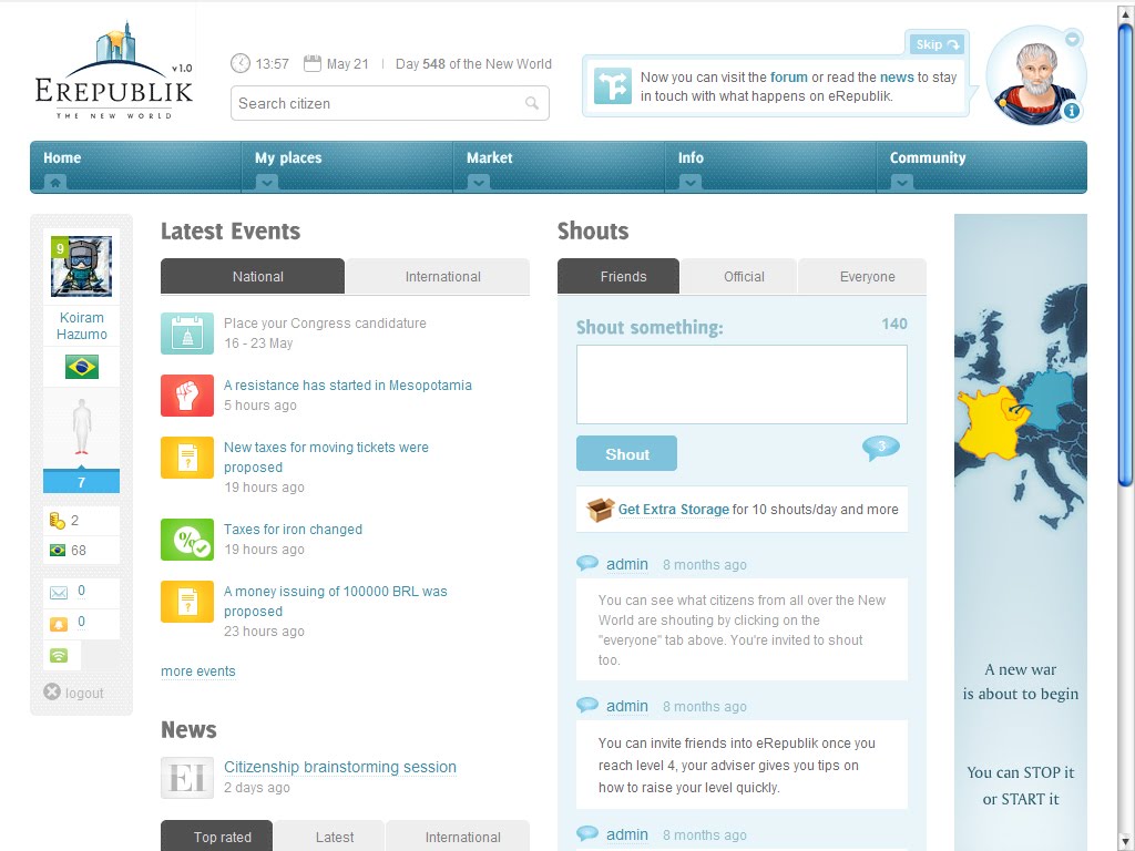 eRepublik exclusive interview