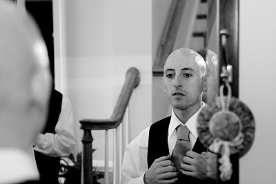 author Benjamin Rubenstein preparing for friend's wedding