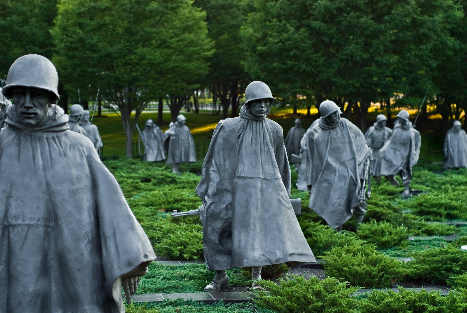 Shot of the Day Korean War Memorial Washington Mall