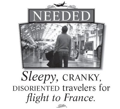 Fly Free to France in Jet-Lag Gig Fly Free to France in Jet-Lag Gig