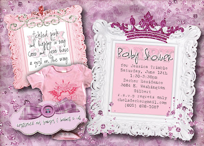 Photo Announcements by Andi: LovE lOVe LOvE girl baby shower stuff!