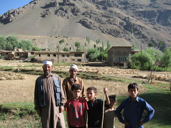 A family working in the fields