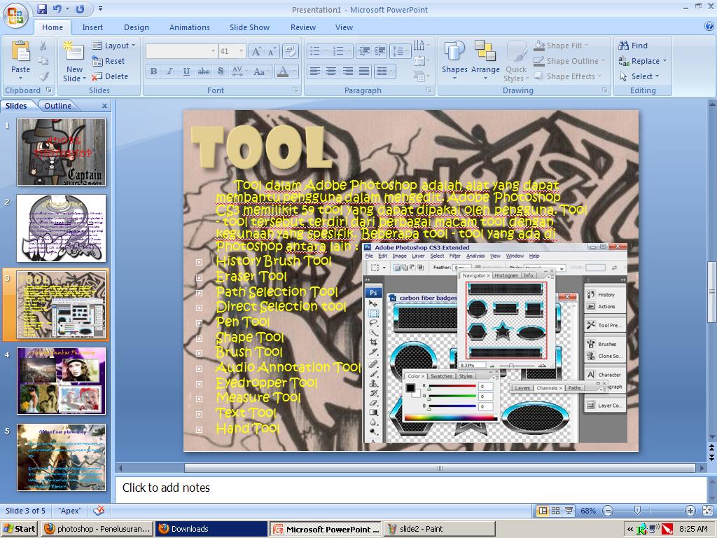 contoh slide powerpoint