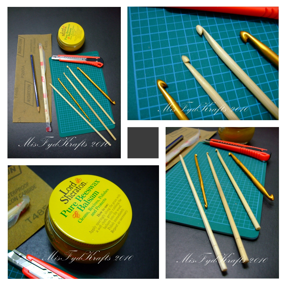 MisFydKrafts Handmade Bamboo Chopstick Crochet Hooks