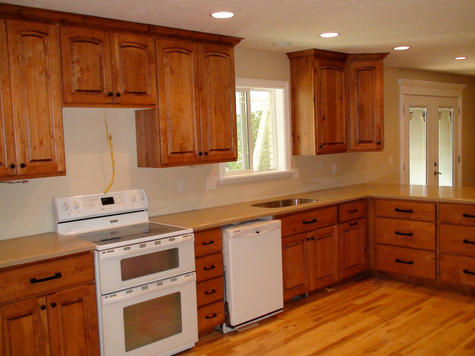 30 kitchen cabinet Rustic Cherry Wood Cabinets