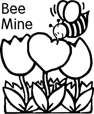 Cute Valentines  Coloring Pages on Cute Valentines Day Coloring Pages