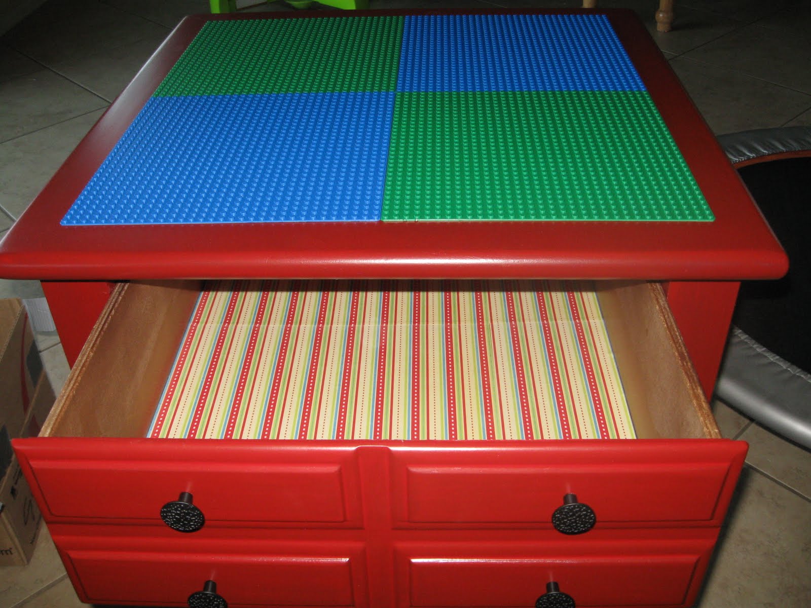 All Things Creative My Son's Lego Table