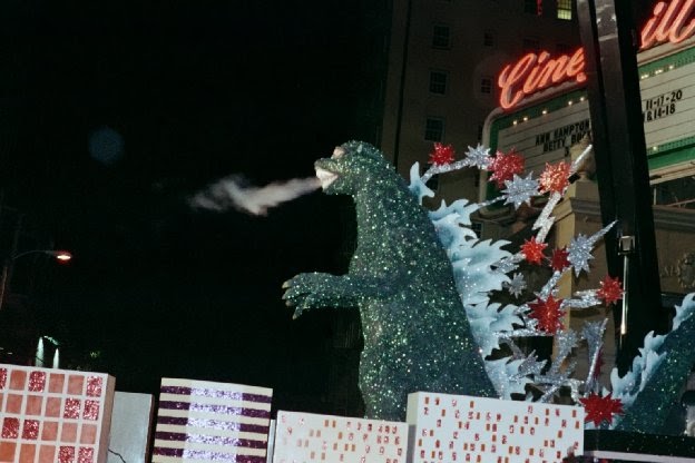 Idle hands: godzilla comes home for the holidays with el rey's kaiju Armand's Rancho Del Cielo: Godzilla Christmas In Hollywood