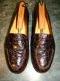 cole haan crocodile loafers