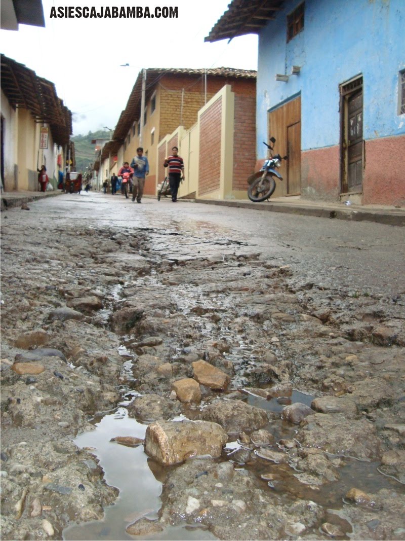 ¿Cómo están las calles de Cajabamba? Así lucen