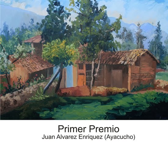 Ganadores del I Concurso de Pintura Rápida en Cajabamba