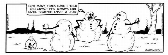 Laugh with Me: Funny Snowman Comics