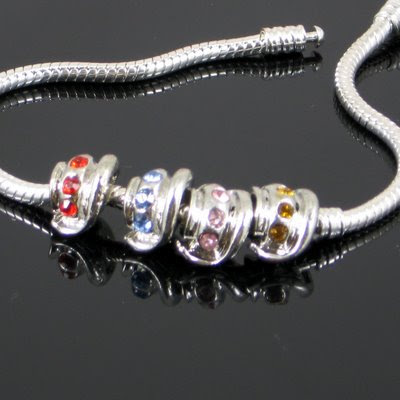 Affordable Tibetan silver pandora spacers add plenty of bling for small money