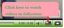 See Videos in Full Screen