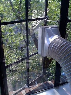 steel casement window insert for portable air conditioner