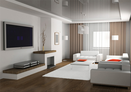 modern living room interior