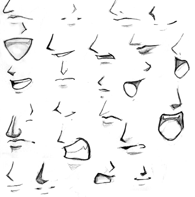 conjunto de imagines para dibujar animes : - Taringa!