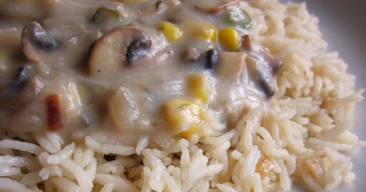 Easycooking Herb rice with Mushrooms and Buttered Vegetables