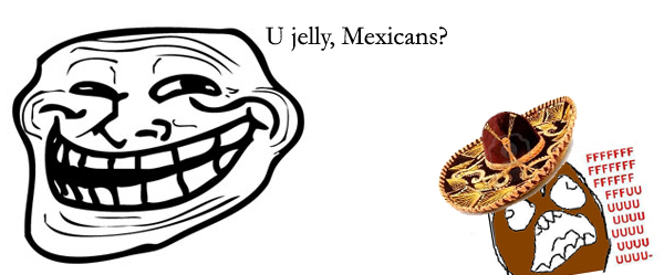 Unos ingleses se burlan de