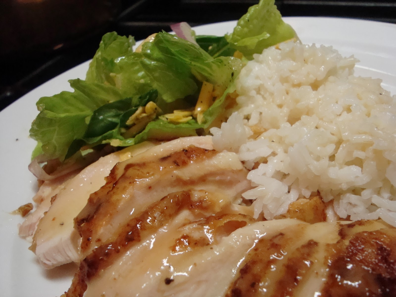 chicken with rice and gravy