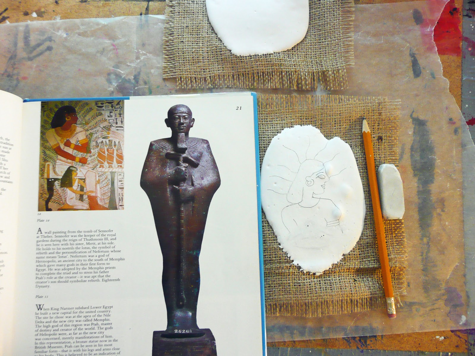 that artist woman How to Make Plaster Frescoes