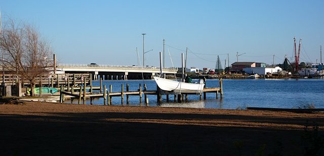 Front St. View of Swansboro Bridge