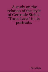 A study on the relation of the style of Gertrude Stein's 'Three Lives' to its portraits