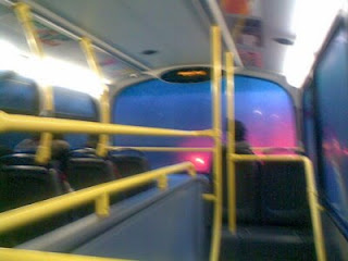 Wipe those windows A fogged-up bus