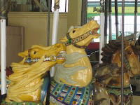 old carousel horse
