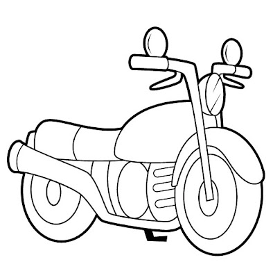 desenho de moto para colorir e imprimir