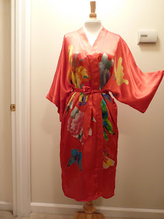 batik kimono robe