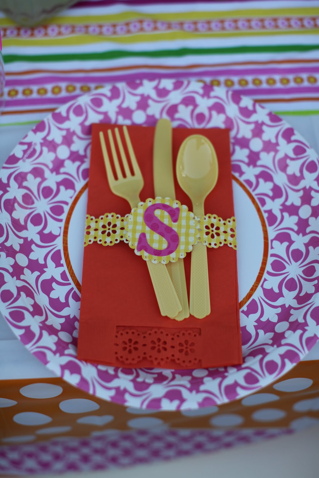 T PINK, YELLOW &amp; ORANGE BABY SHOWER!