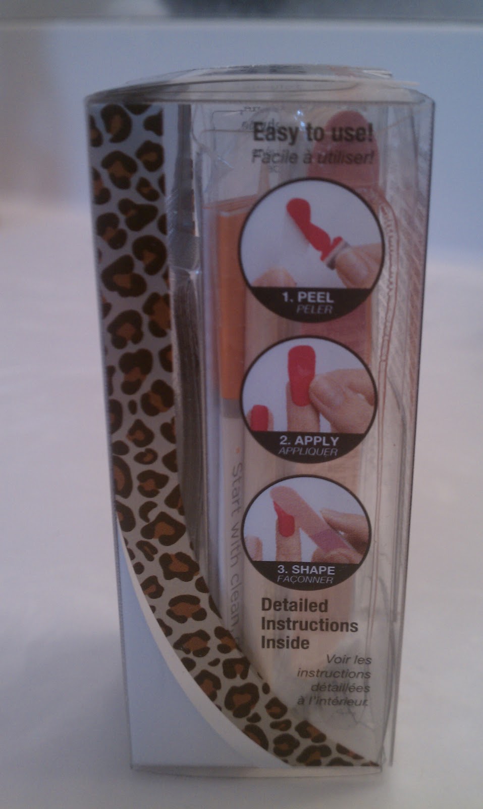 I picked up the leopard print ones because that is one design I haven't been