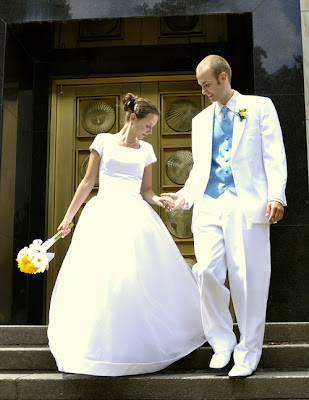 lds wedding dress